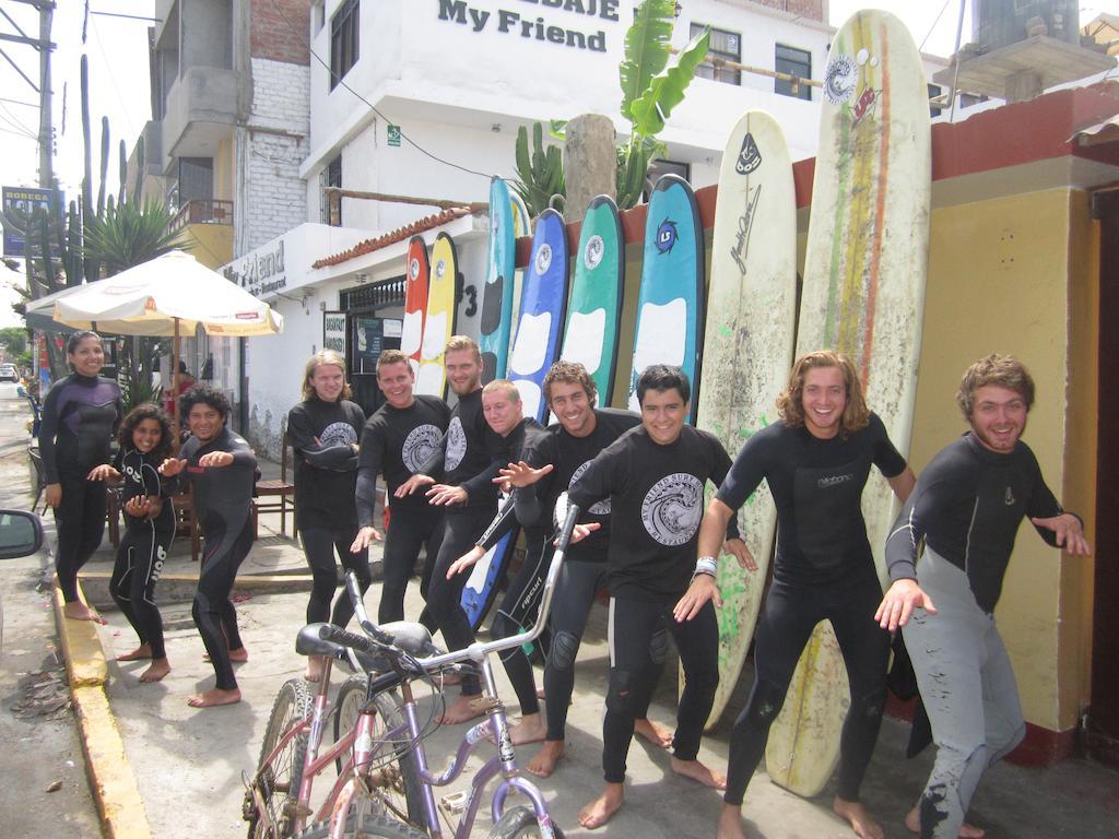 My Friend Surf Hostal Huanchaco Luaran gambar